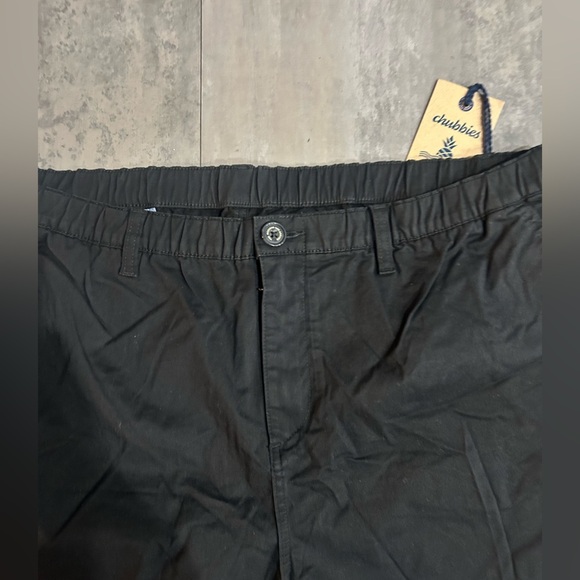 Chubbies The Dark N Stormies 7” shorts elastic waist black Size L - Picture 4 of 9